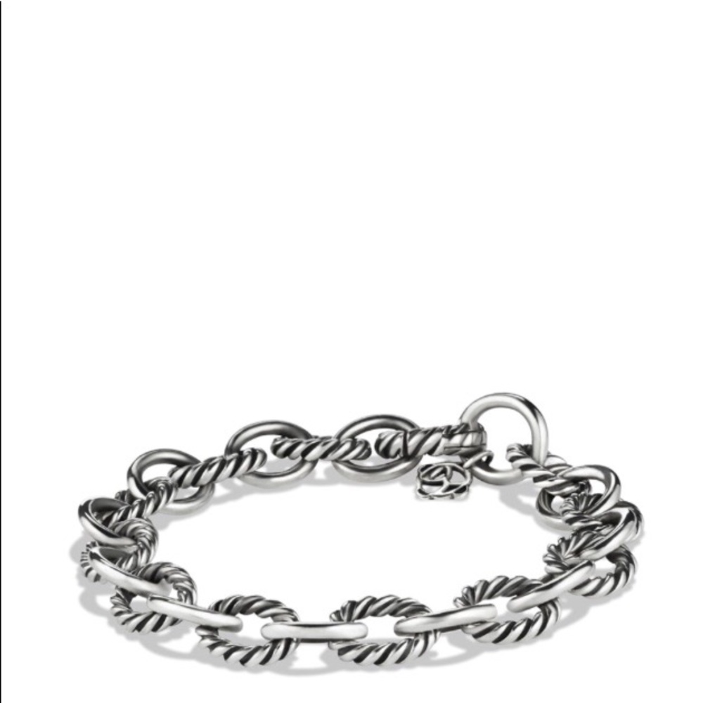David Yurman Oval Link silver bracelet